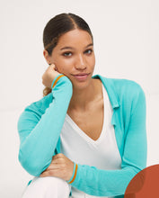 Laden Sie das Bild in den Galerie-Viewer, Feinstrickblazer SURKANA Türkis