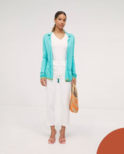 Laden Sie das Bild in den Galerie-Viewer, Feinstrickblazer SURKANA Türkis