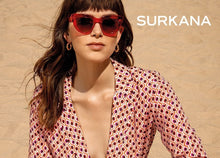 Laden Sie das Bild in den Galerie-Viewer, SURKANA rote Katzenaugen Damen Sonnenbrille