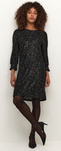 Laden Sie das Bild in den Galerie-Viewer, Schwarzes Paillettenkleid von KAFFE