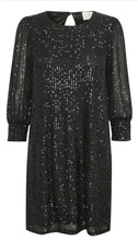 Laden Sie das Bild in den Galerie-Viewer, Schwarzes Paillettenkleid von KAFFE