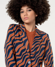 Laden Sie das Bild in den Galerie-Viewer, SURKANA 3/4-Jacke mit Zebra-Print