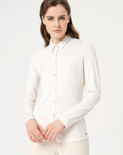 Laden Sie das Bild in den Galerie-Viewer, SURKANA Elfenbeinfarbenes tailliertes Hemd