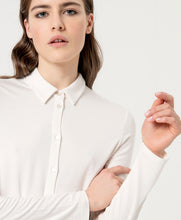 Laden Sie das Bild in den Galerie-Viewer, SURKANA Elfenbeinfarbenes tailliertes Hemd