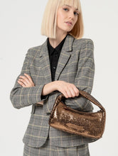 Laden Sie das Bild in den Galerie-Viewer, SURKANA Handtasche in Gold-Glitzer-Metallic