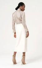 Laden Sie das Bild in den Galerie-Viewer, SURKANA ecru langer Schlitzrock