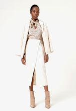 Laden Sie das Bild in den Galerie-Viewer, SURKANA ecru langer Schlitzrock