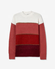 Laden Sie das Bild in den Galerie-Viewer, Tiffosi-Pullover mit Rost- und Goldbesatz