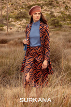 Laden Sie das Bild in den Galerie-Viewer, SURKANA 3/4-Jacke mit Zebra-Print