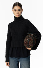 Laden Sie das Bild in den Galerie-Viewer, Tiffosi – Schwarzer 2-in-1-Pullover mit hohem Kragen