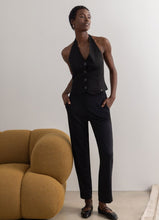 Laden Sie das Bild in den Galerie-Viewer, SURKANA Schwarze rückenfreie Weste/Jacke
