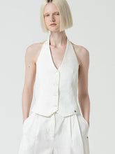 Laden Sie das Bild in den Galerie-Viewer, SURKANA Weiße Anzughose