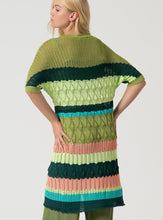 Charger l'image dans la galerie, Gilet long SURKANA en maille vert