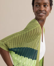 Charger l'image dans la galerie, Gilet long SURKANA en maille vert