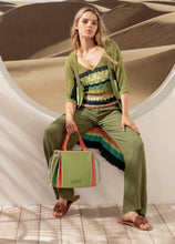 Charger l'image dans la galerie, Gilet long SURKANA en maille vert