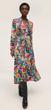 Laden Sie das Bild in den Galerie-Viewer, SURKANA mehrfarbiges langes Kleid