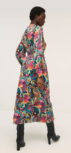 Laden Sie das Bild in den Galerie-Viewer, SURKANA mehrfarbiges langes Kleid