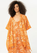 Charger l&#39;image dans la galerie, Kimono court SURKANA coton orange
