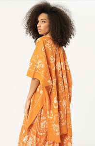 Kimono court SURKANA coton orange