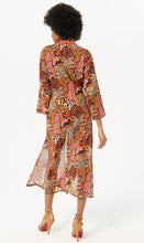 Charger l&#39;image dans la galerie, Kimono long SURKANA coton wax orange
