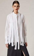 Charger l&#39;image dans la galerie, Sémiology Chemise haute couture coton blanc
