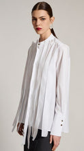 Charger l&#39;image dans la galerie, Sémiology Chemise haute couture coton blanc
