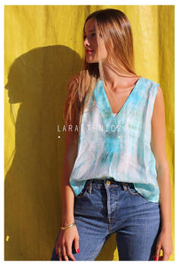 Débardeur Lily Lara Ethnics Tie and Dye